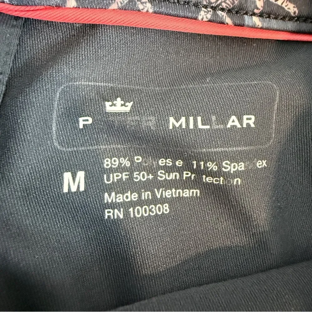 Peter Millar Pink Black Tiger Print Skort SPF50+ M